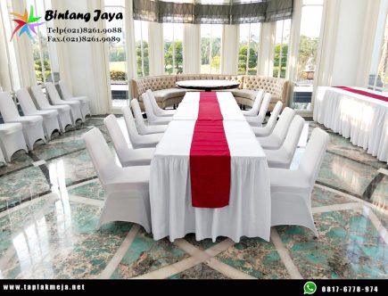 Gudang produksi pembuatan taplak meja di Senen Jakarta