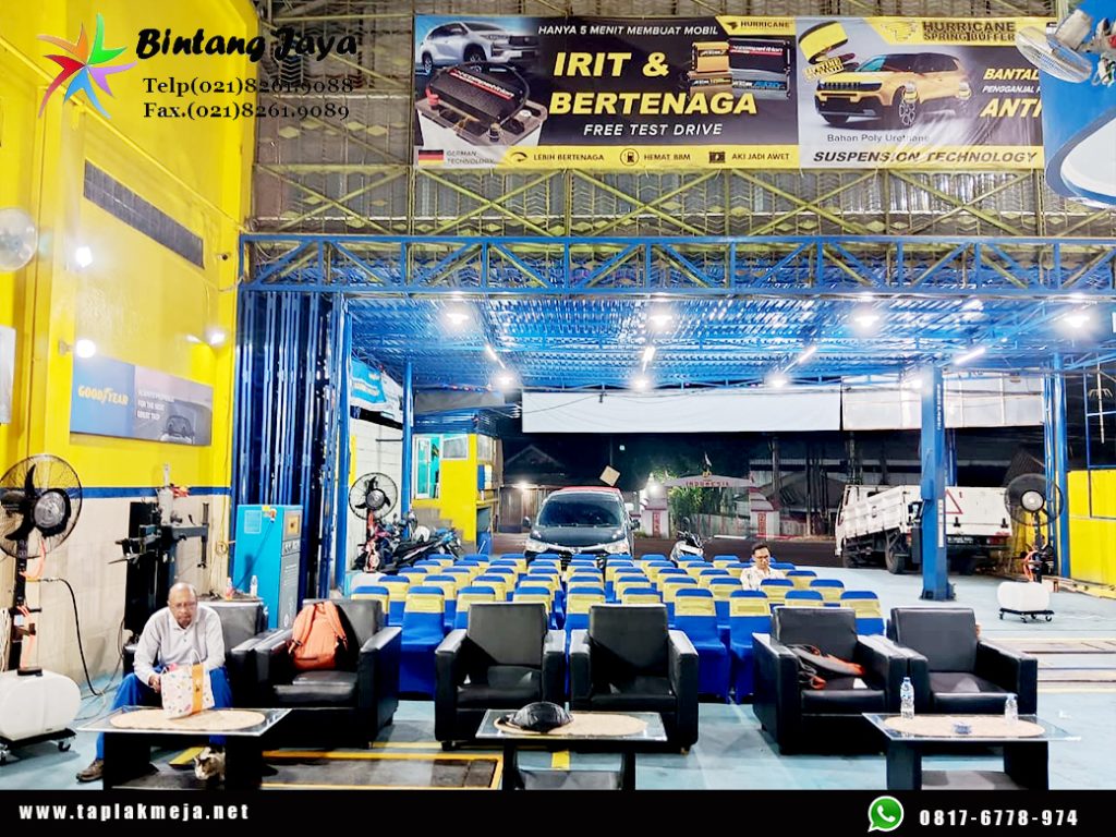 Grosir Jual Sarung Kursi Ketat Biru BCA Jakarta