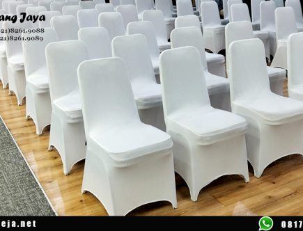 Konveksi Sarung Kursi Ketat Putih Gudang Produksi Bekasi