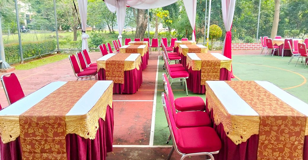 Jual taplak meja kotak prasmanan hotel di Jakarta