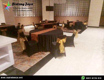 Jasa pembuatan taplak meja bulat murah Di Jogja