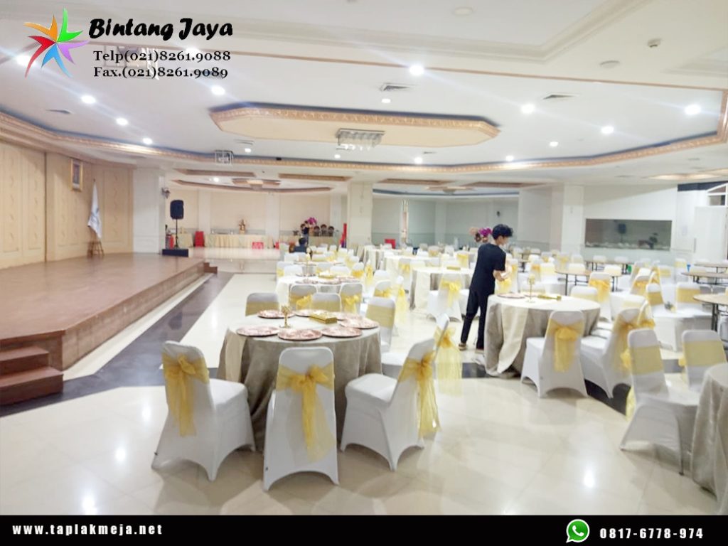 Jual taplak meja Bulat Tebar Cantik Luxury di Jakarta