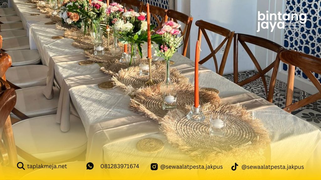 Menerima Pesanan Jahit Table Cloth Kualitas Premium Hotel Terbaik Jakarta