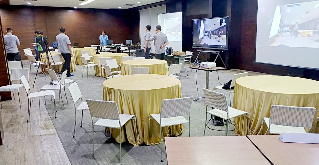 Pusat produksi taplak meja bulat murah di Bekasi